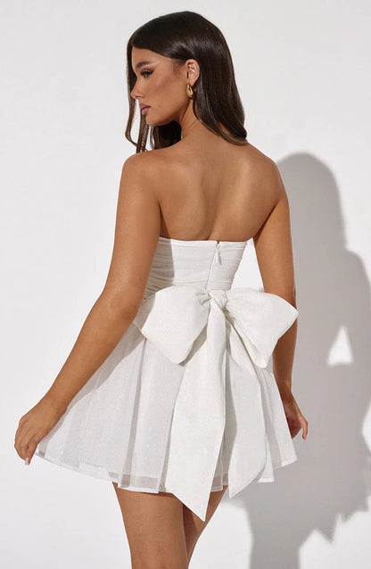 "Bozana" Minikleid mit Schleife