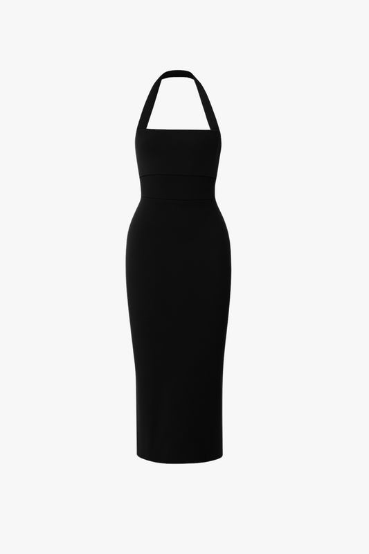 "Faye" Neckholder Midikleid
