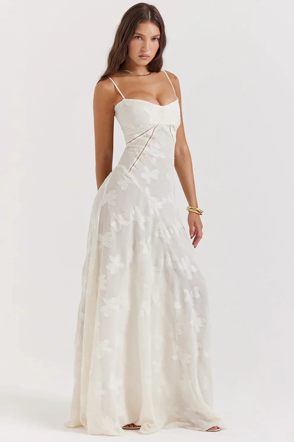 "Flora" Maxikleid