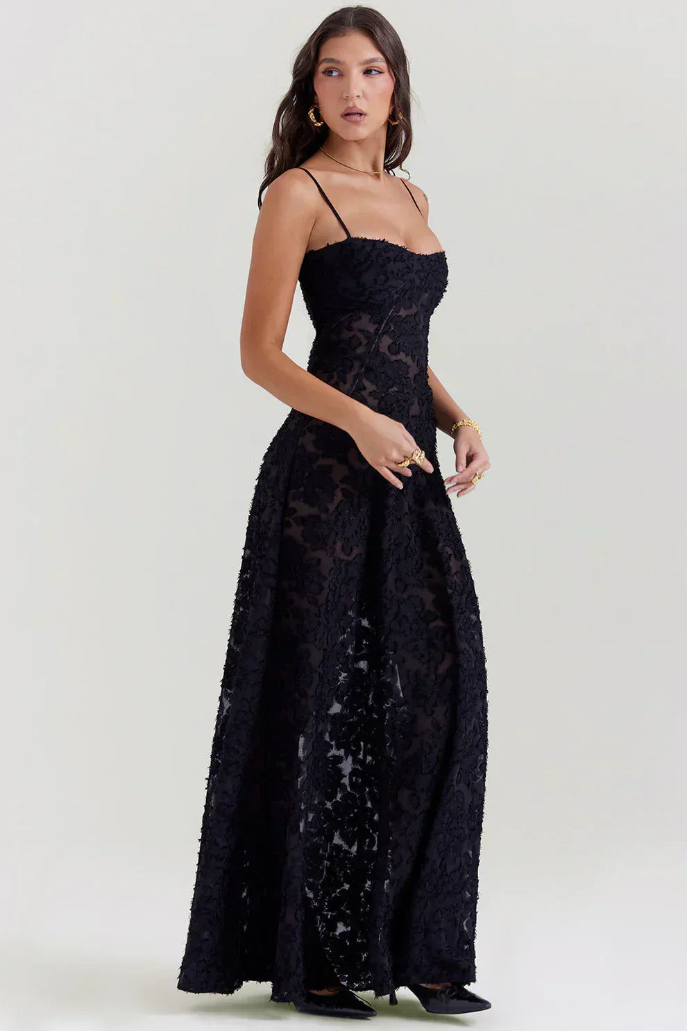 "Flora" Maxikleid