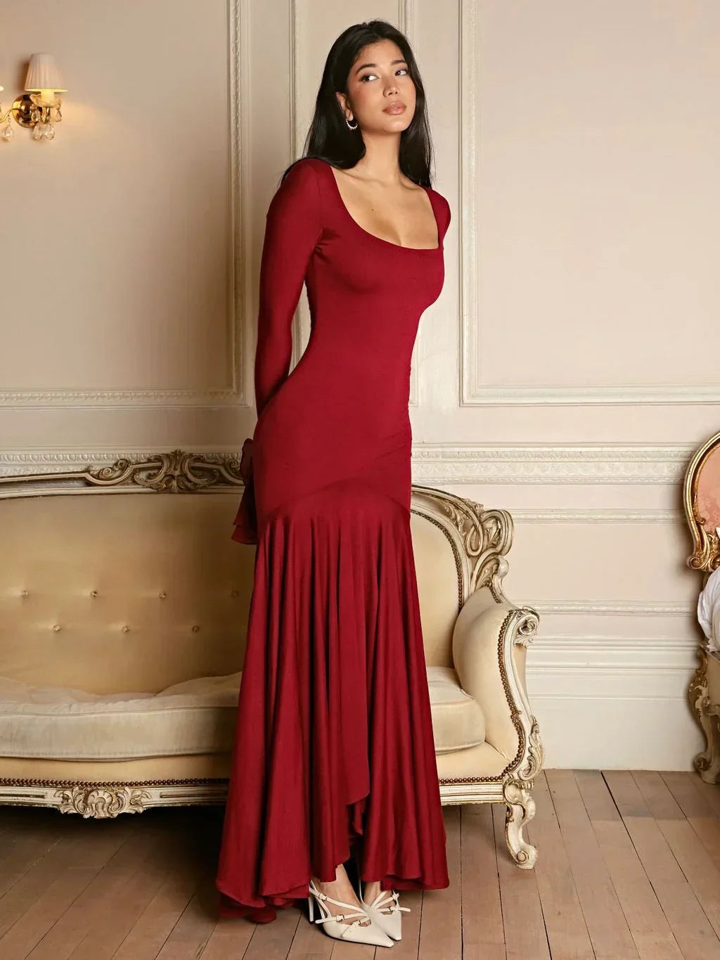 "Belle" Maxikleid