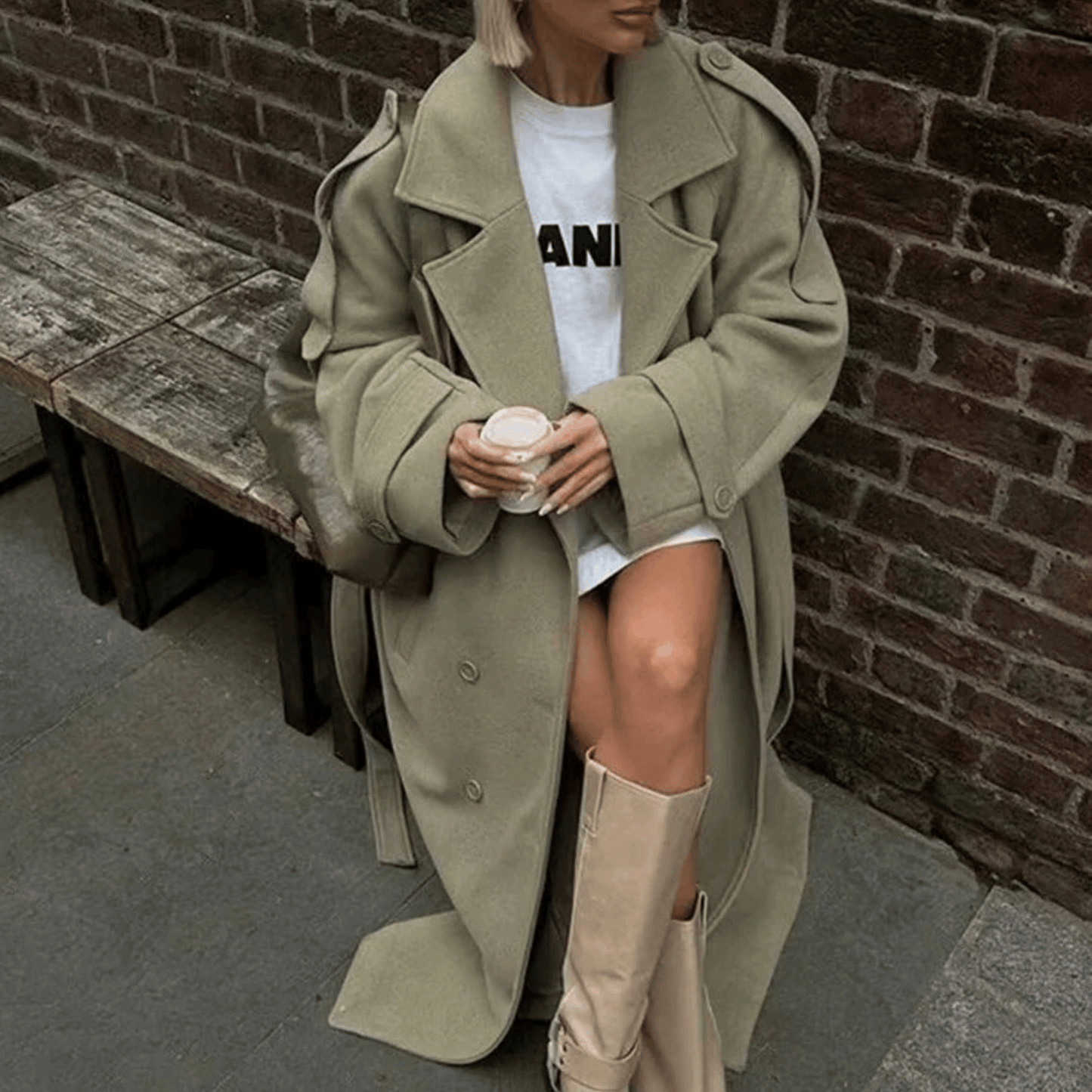 "Zoe" Trenchcoat