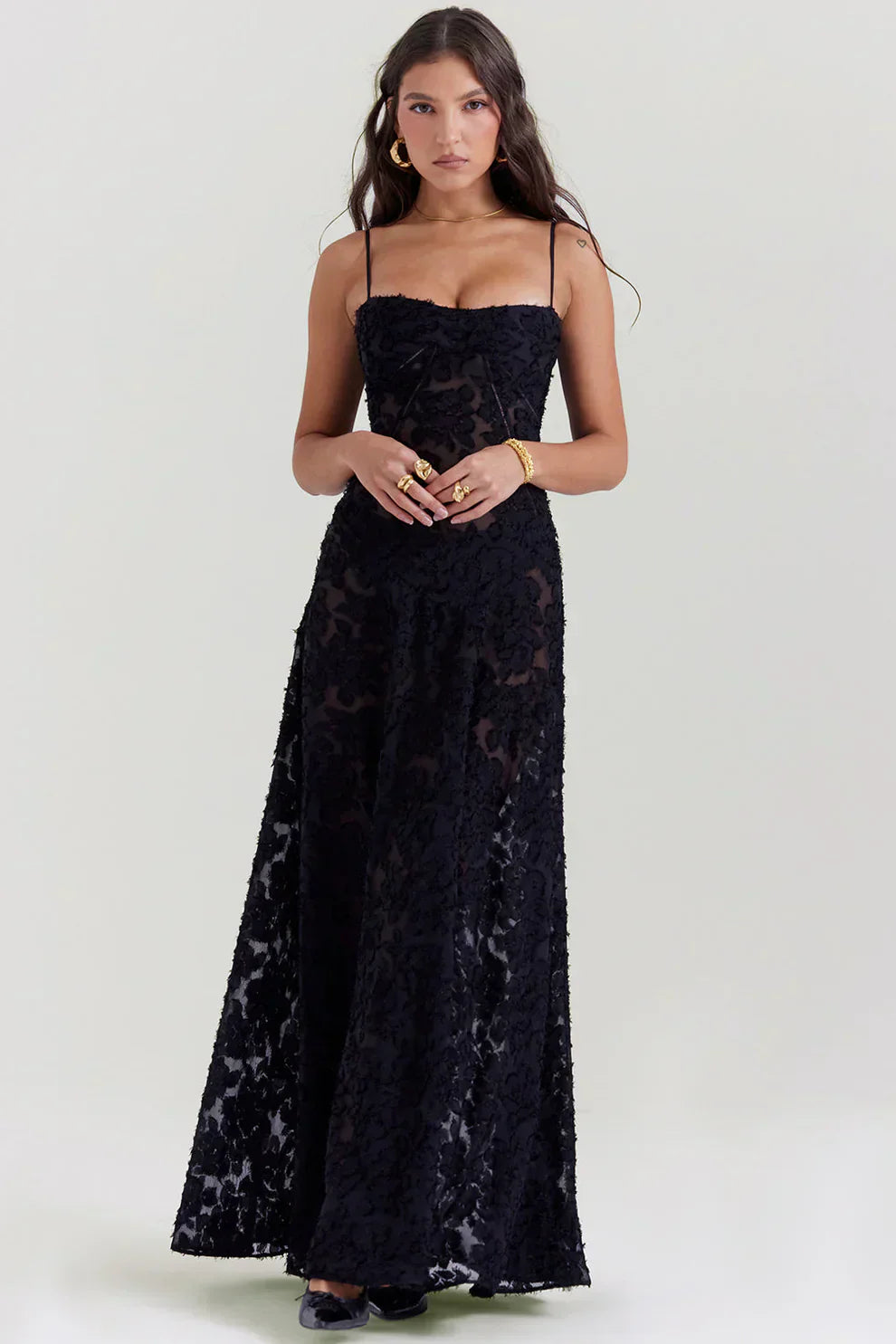"Flora" Maxikleid