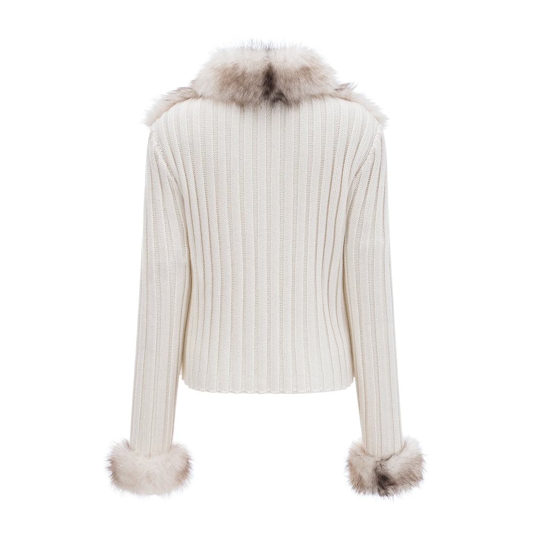 "Chiara" Cardigan mit Fell