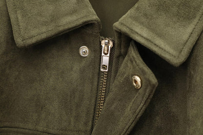"Zarah" Suede Jacke