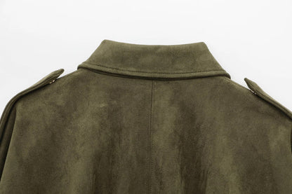 "Zarah" Suede Jacke