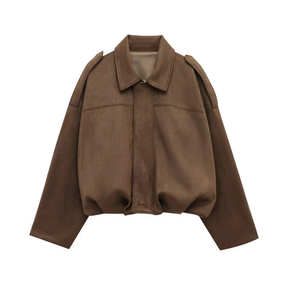 "Zarah" Suede Jacke