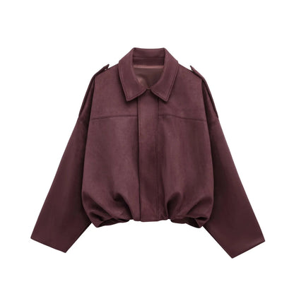 "Zarah" Suede Jacke