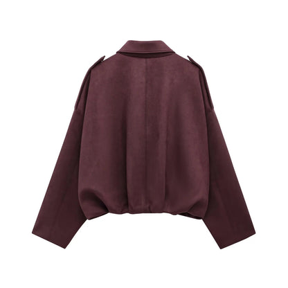 "Zarah" Suede Jacke