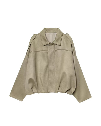 "Zarah" Suede Jacke