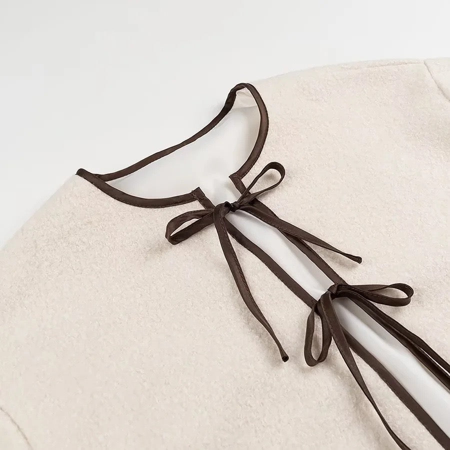 "Belinda" Cardigan mit Schleife