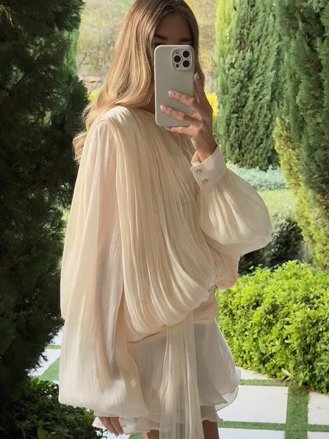 "Volant" Minikleid