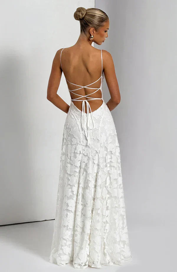 "Floral Lace" Maxikleid