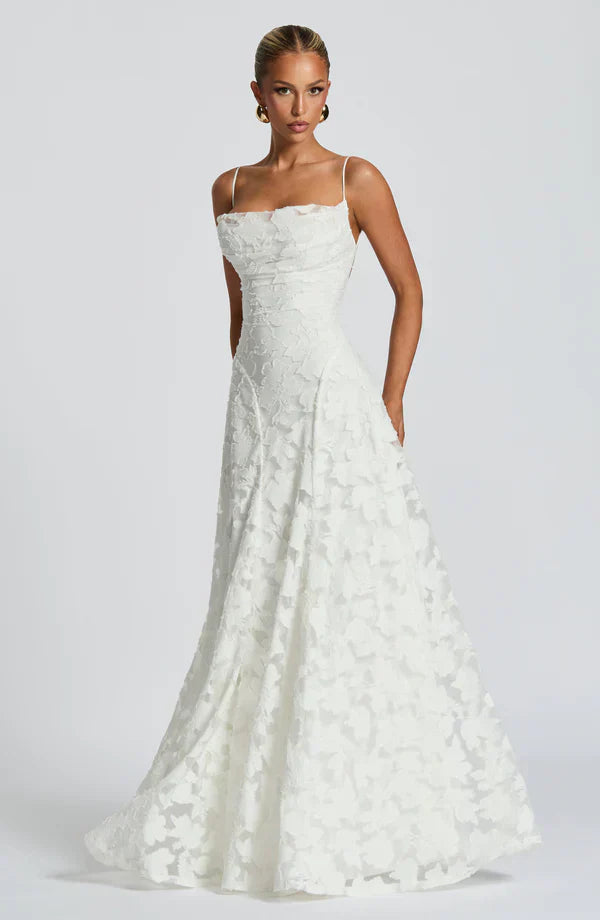 "Floral Lace" Maxikleid