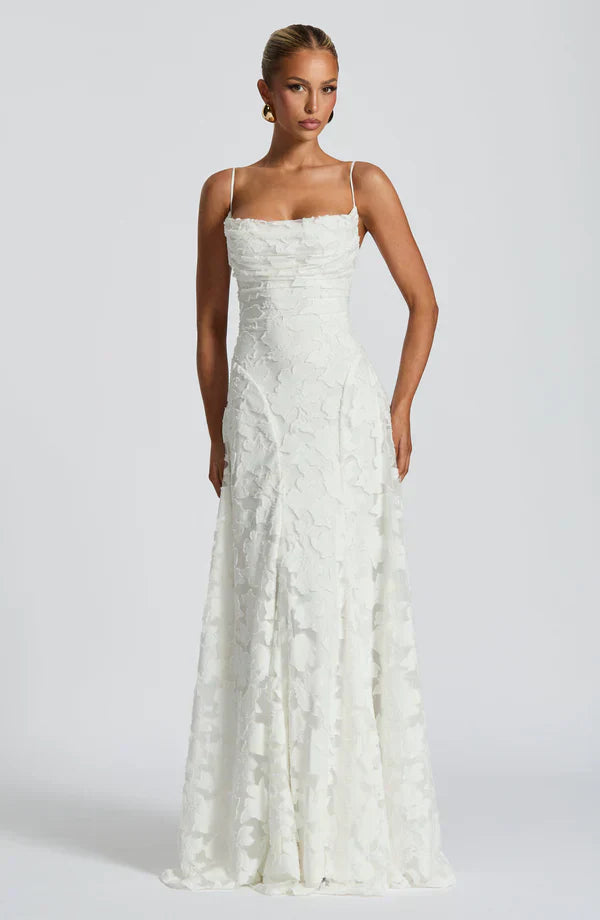 "Floral Lace" Maxikleid