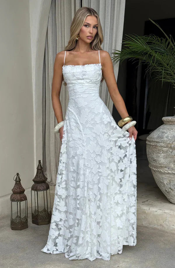 "Floral Lace" Maxikleid